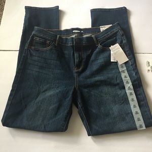 Old Navy Curvy Straight blue jeans size 12